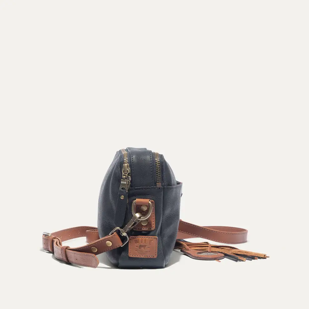 Everyday Double Zip Leather Crossbody - Image 4